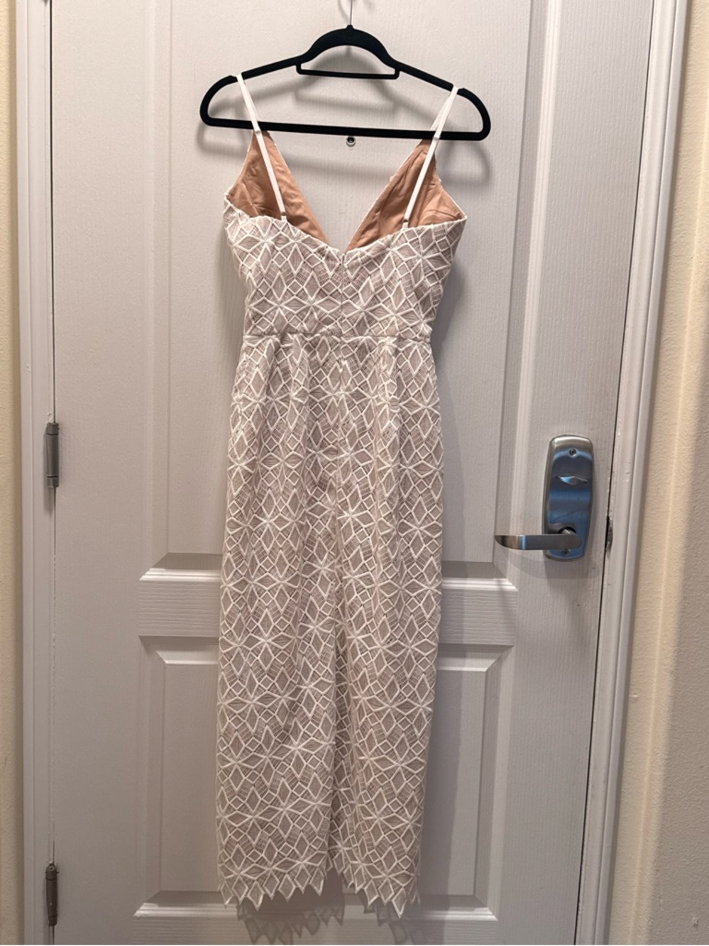 HELSI Domenique Floral Embroidered Lace Midi Dress in Off- White Size XS NWT - Picture 8 of 9